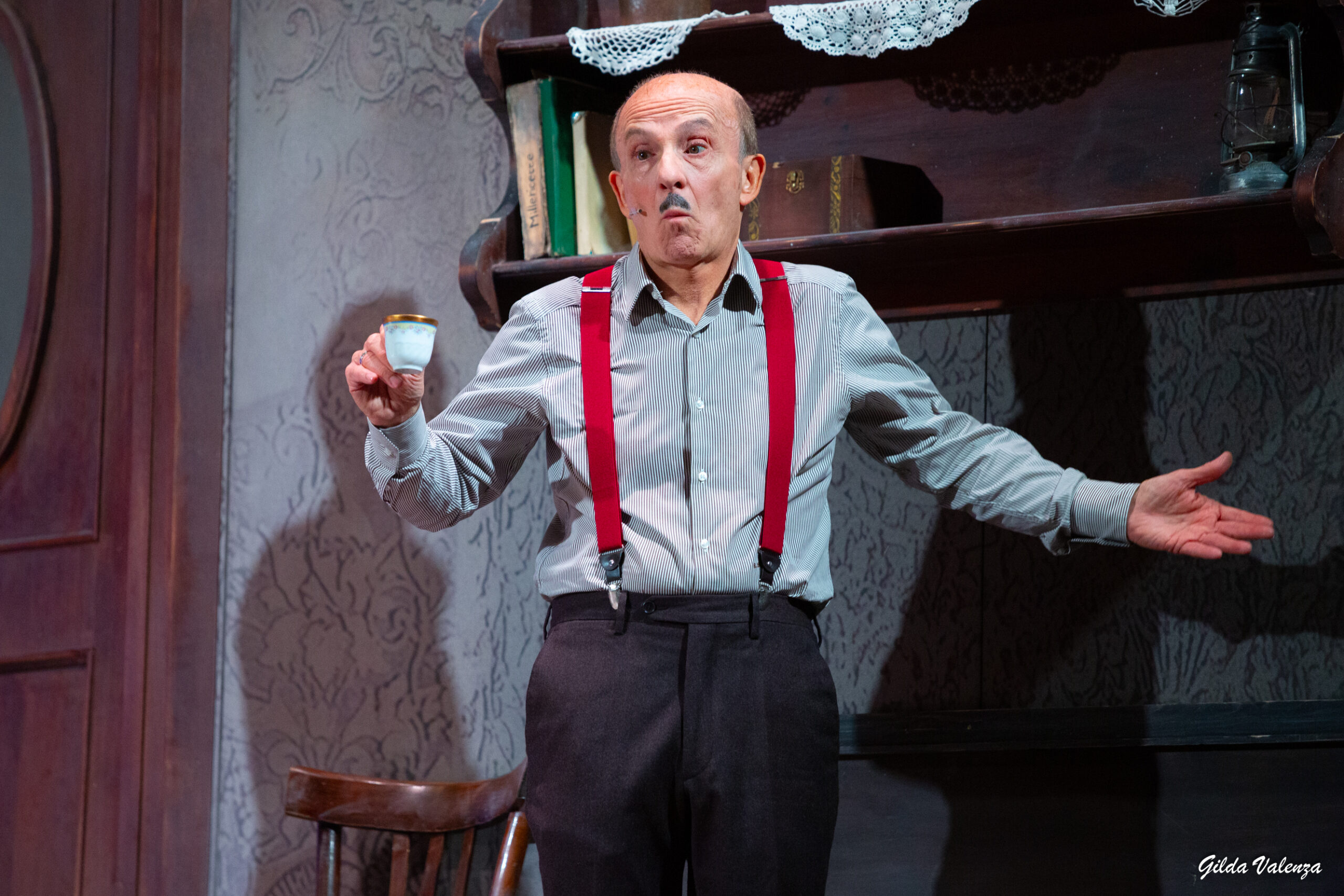 Carlo Buccirosso in "Qualcosa è andato storto", credit @GildaValenza