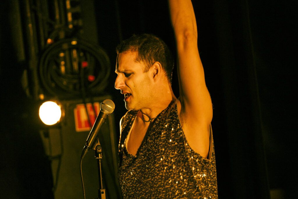 Tindaro Granata in scena per "Vorrei una voce", credit @MasiarPasquali