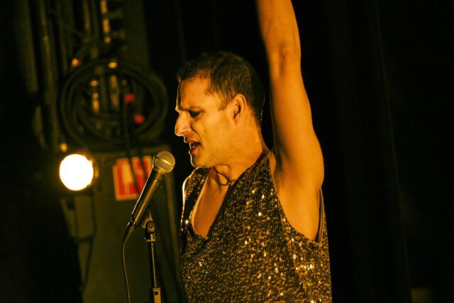 Tindaro Granata in scena per "Vorrei una voce", credit @MasiarPasquali