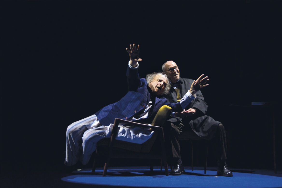 Franco Branciaroli e Umberto Orsini, credit @TeatroManzoni