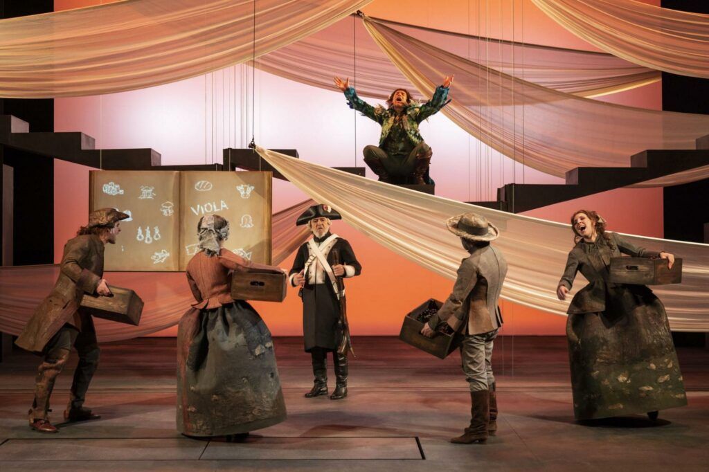 Una scena de "Il barone rampante", con cui il Piccolo Teatro apre la stagione, credit @PiccoloTeatro