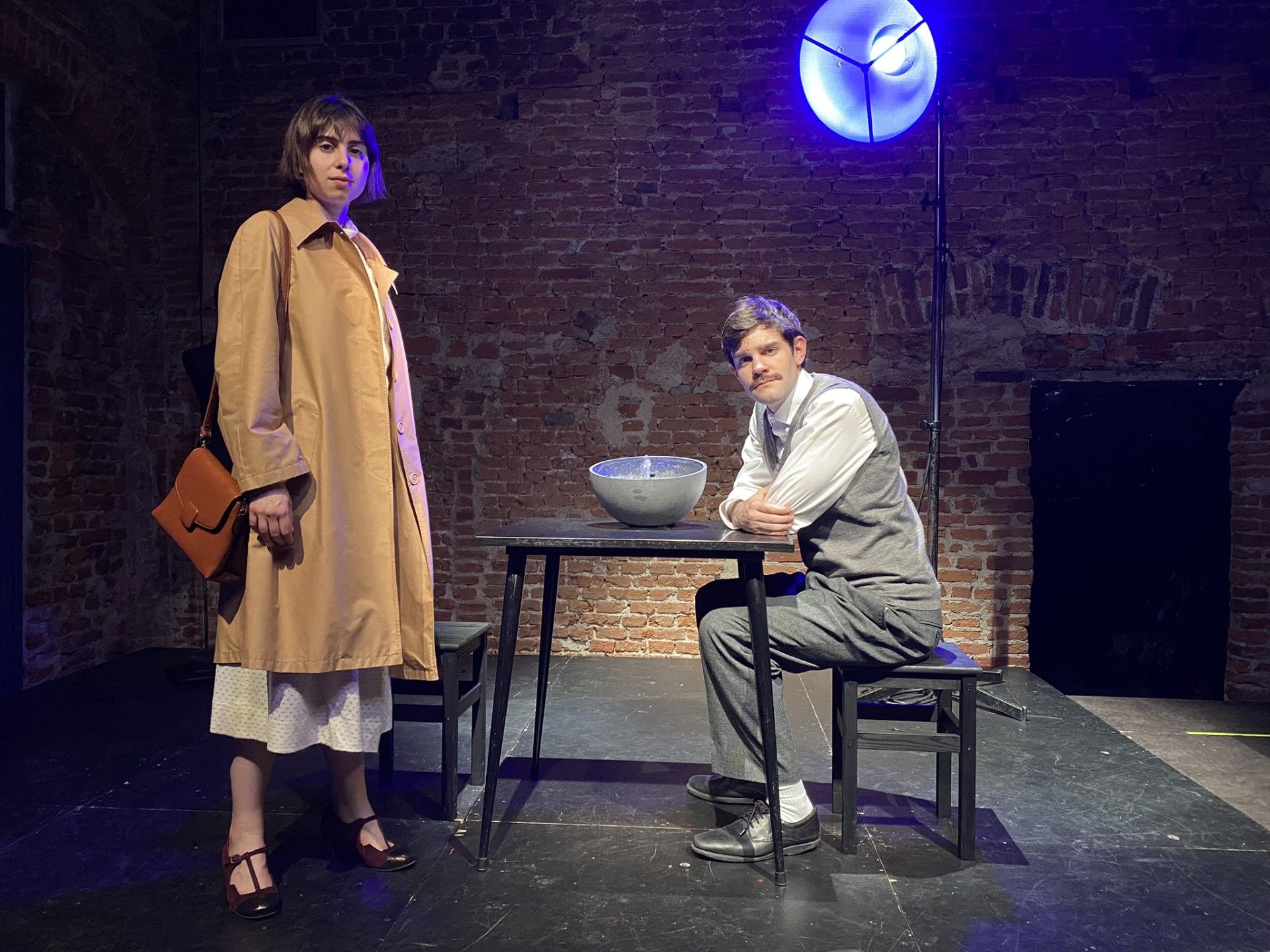 Da sinistra, Alma Poli e Diego Finazzi, credit@TeatroLitta