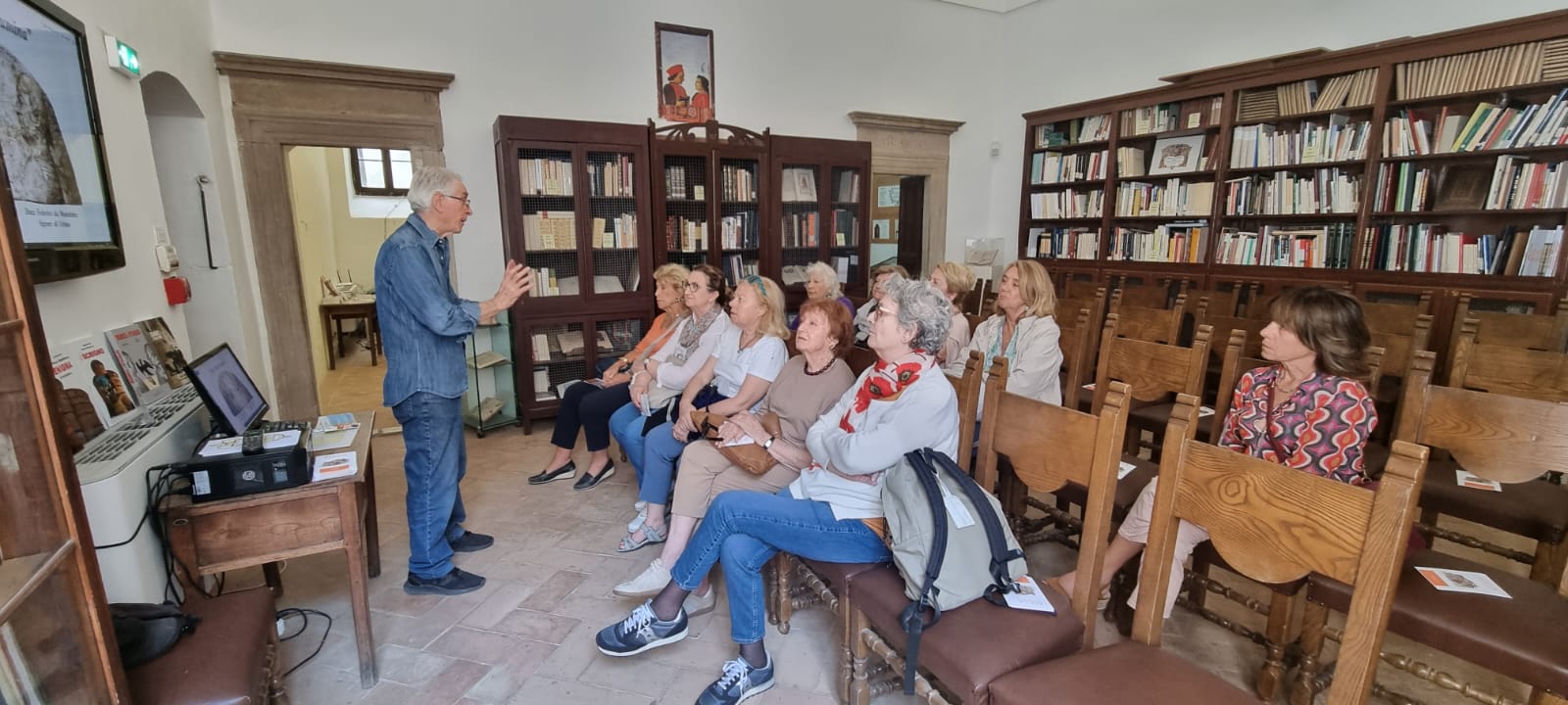 Silvano Tiberi siega animatamente la Rocca, credit @MartaCalcagno