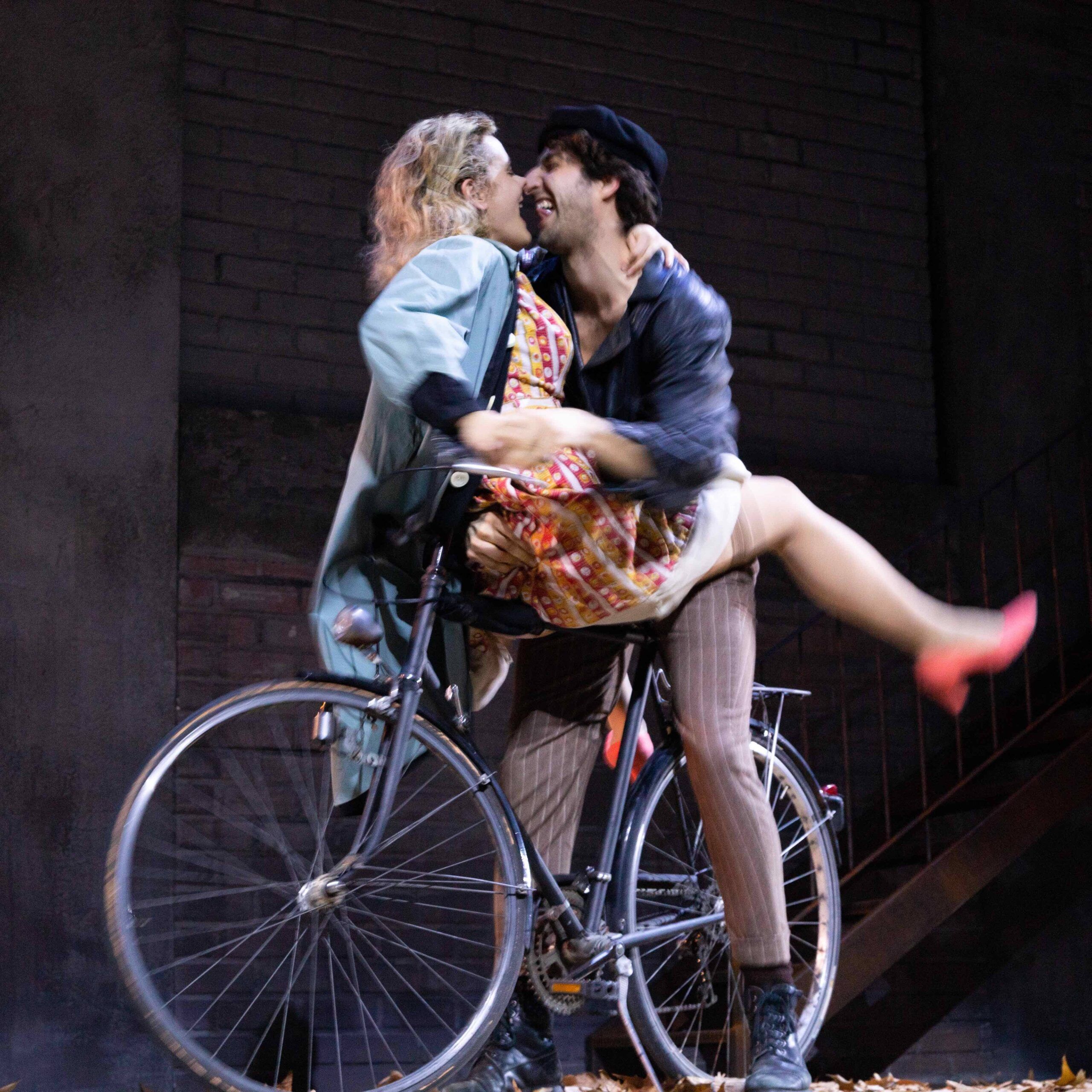 Marina Rocco e Filippo Lai in scena, credit @LorenzoBarbieri