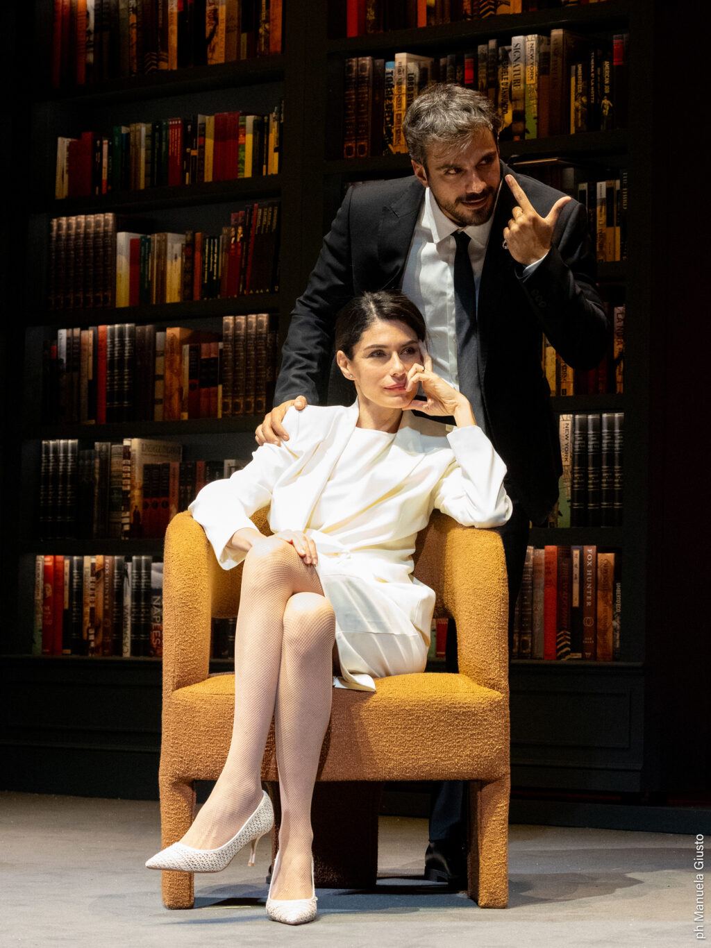 Anna Valle e Gianmarco Saurino in "Scandalo", credit @manuela_giusto