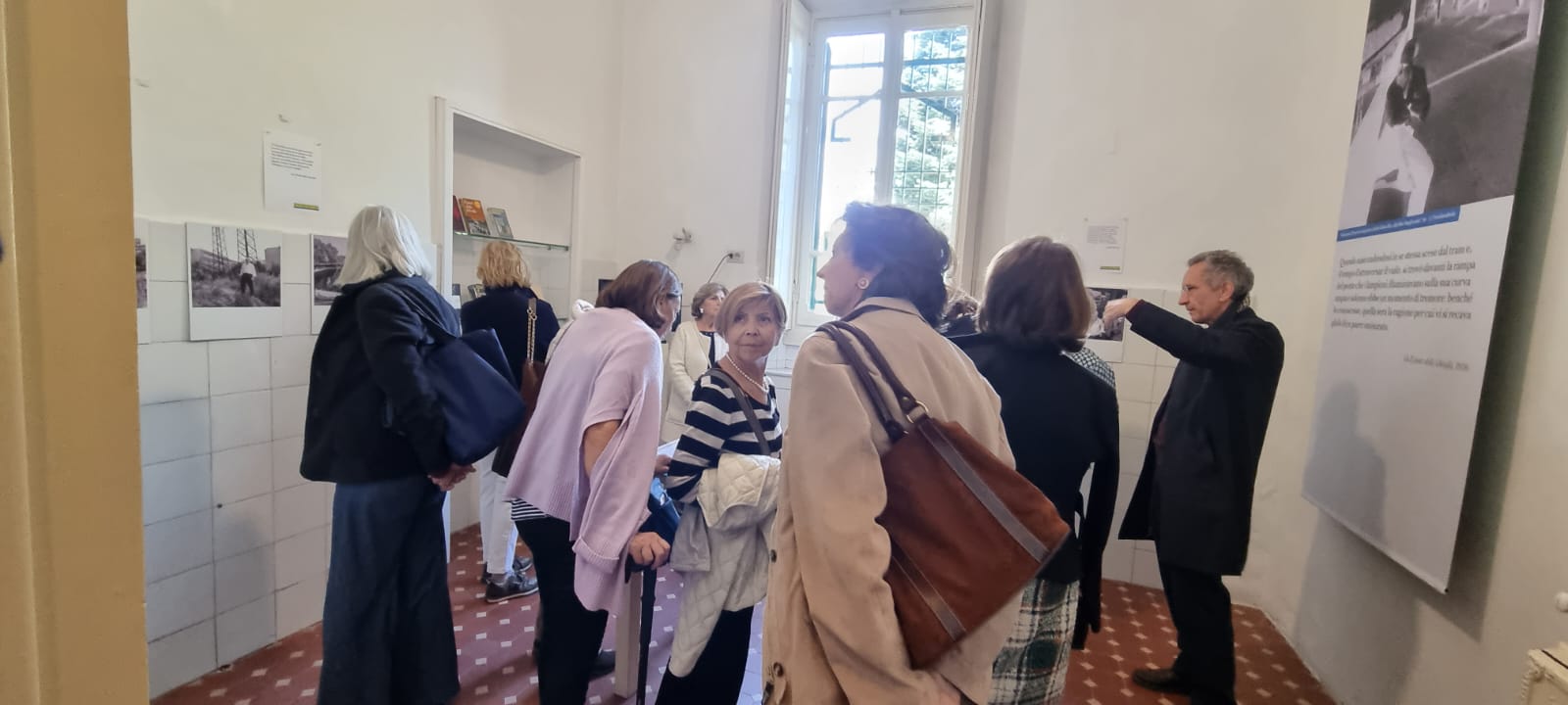 Frangi spiega durante la visita